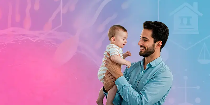 Padre alzando a su hija