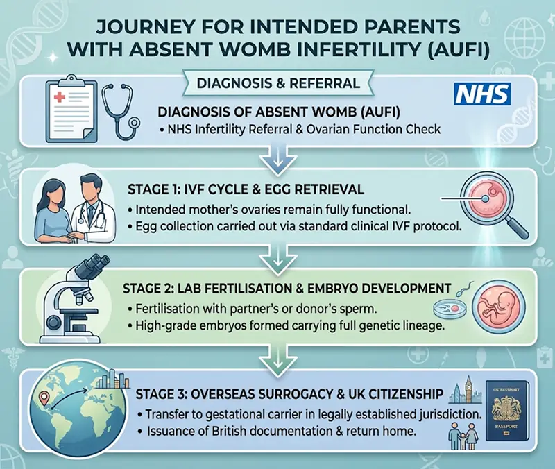 Journey for intended parents with absent womb infertility (AUFI)