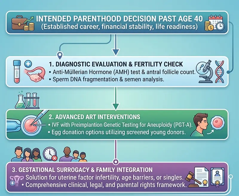Postponing parenthood After 40